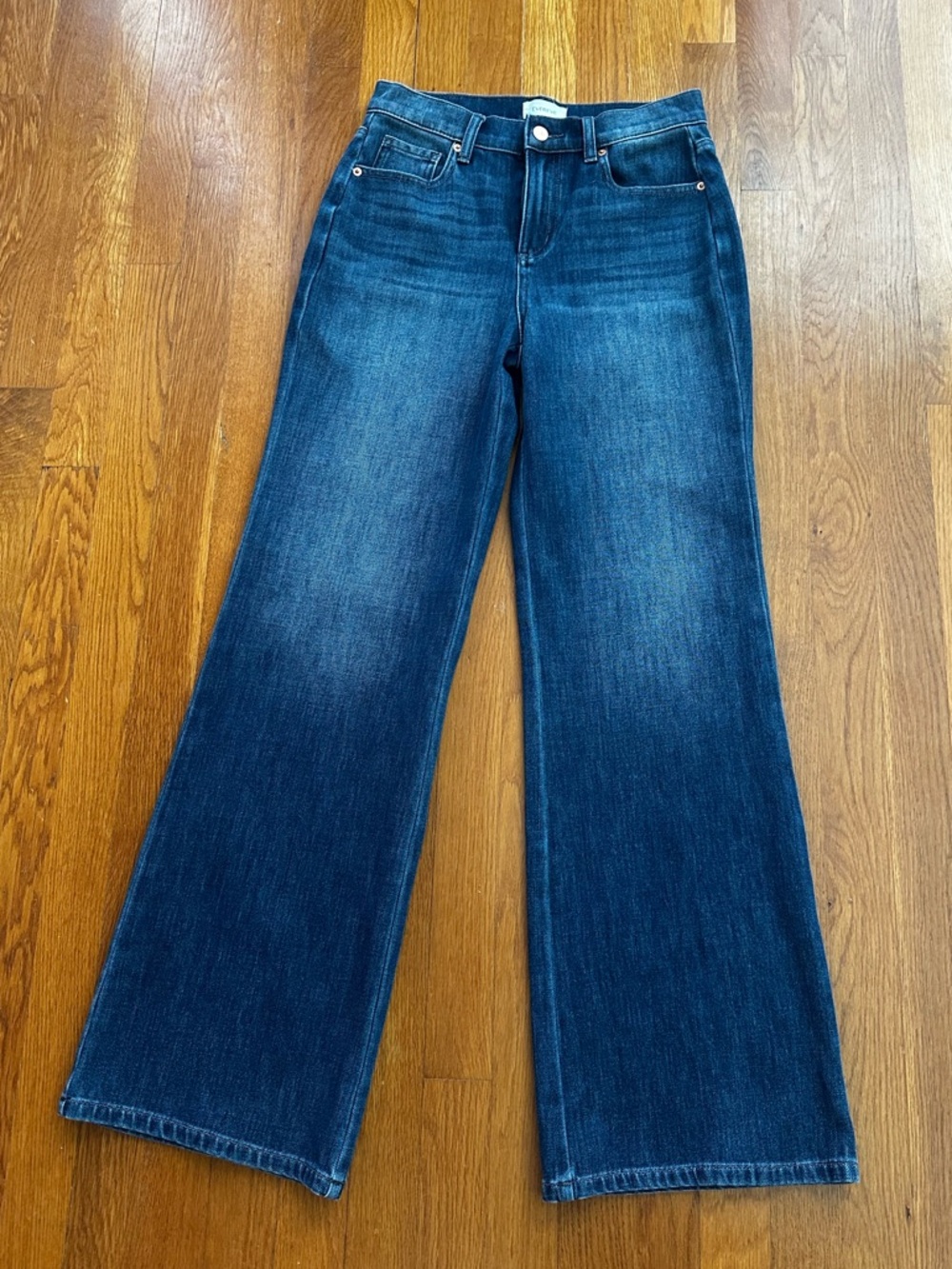 Evereve Wide Leg high rise jeans size 26